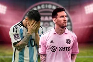 Lionel Messi and a low blow from an Argentine athlete
