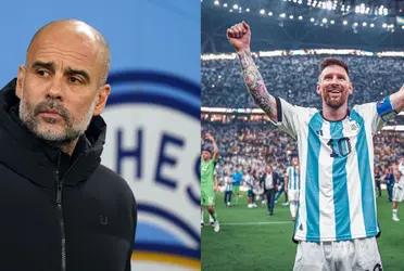 Lionel Messi and Pep Guardiola exchanged statements.