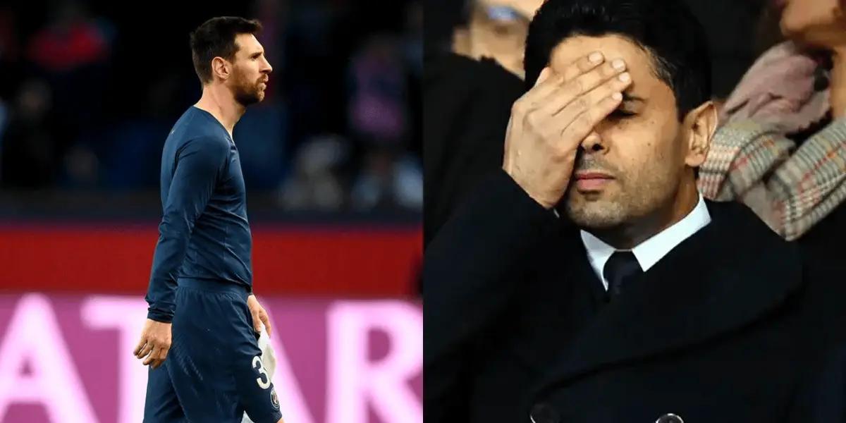 Lionel Messi and PSG have a broken relationship.