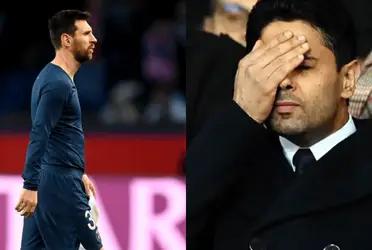 Lionel Messi and PSG have a broken relationship.