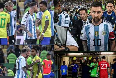 Lionel Messi and Rodrygo Goes' discussion got really heated.