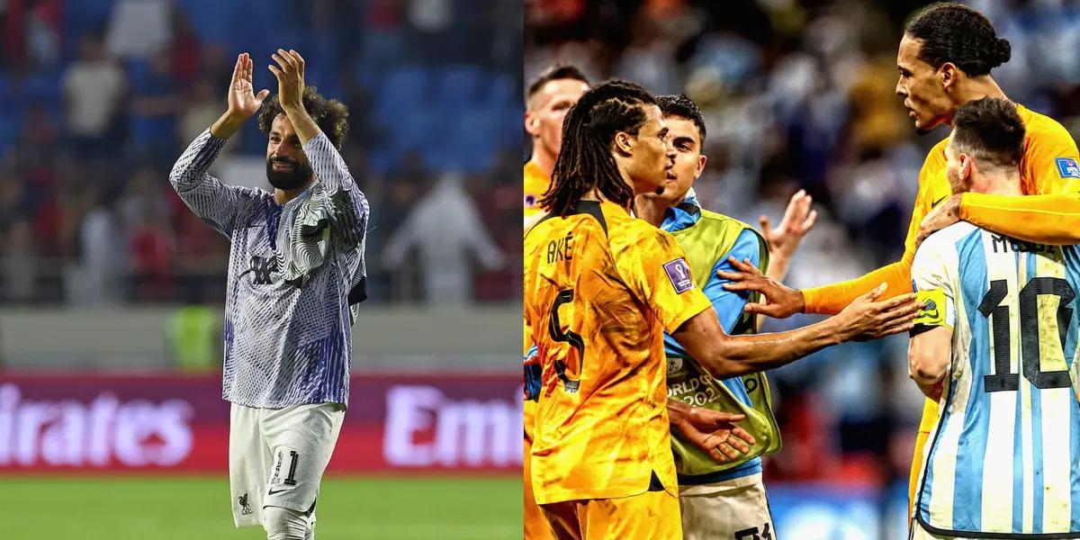 Lionel Messi and Van Dijk did not get along in Qatar, now the Dutch is back at Liverpool.