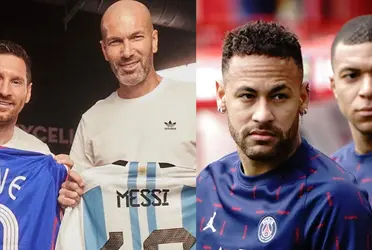 Lionel Messi and Zidane said something that felt like a message to Neymar and Mbappé.
