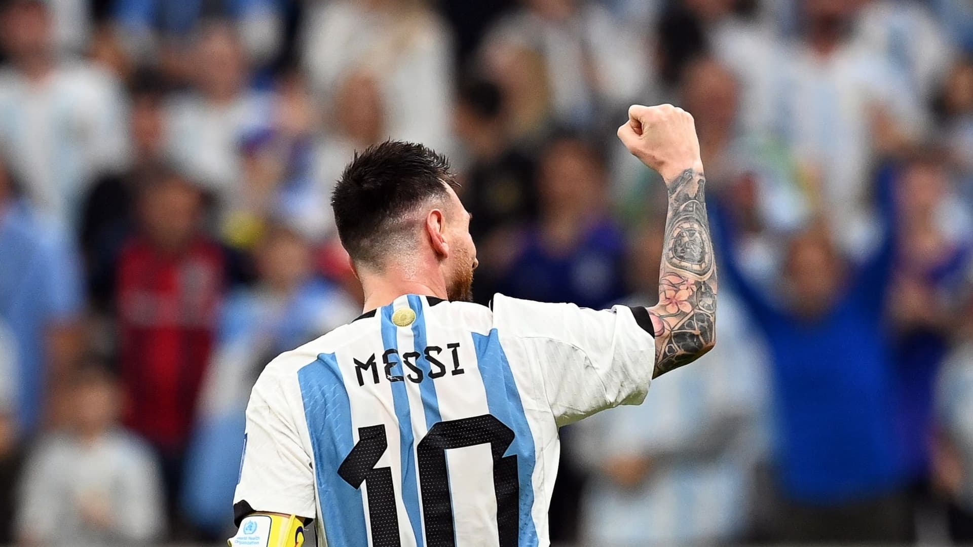 Lionel Messi are the new World Cup champions.