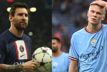 Lionel Messi can't even be surpassed by Haaland's amazing season.