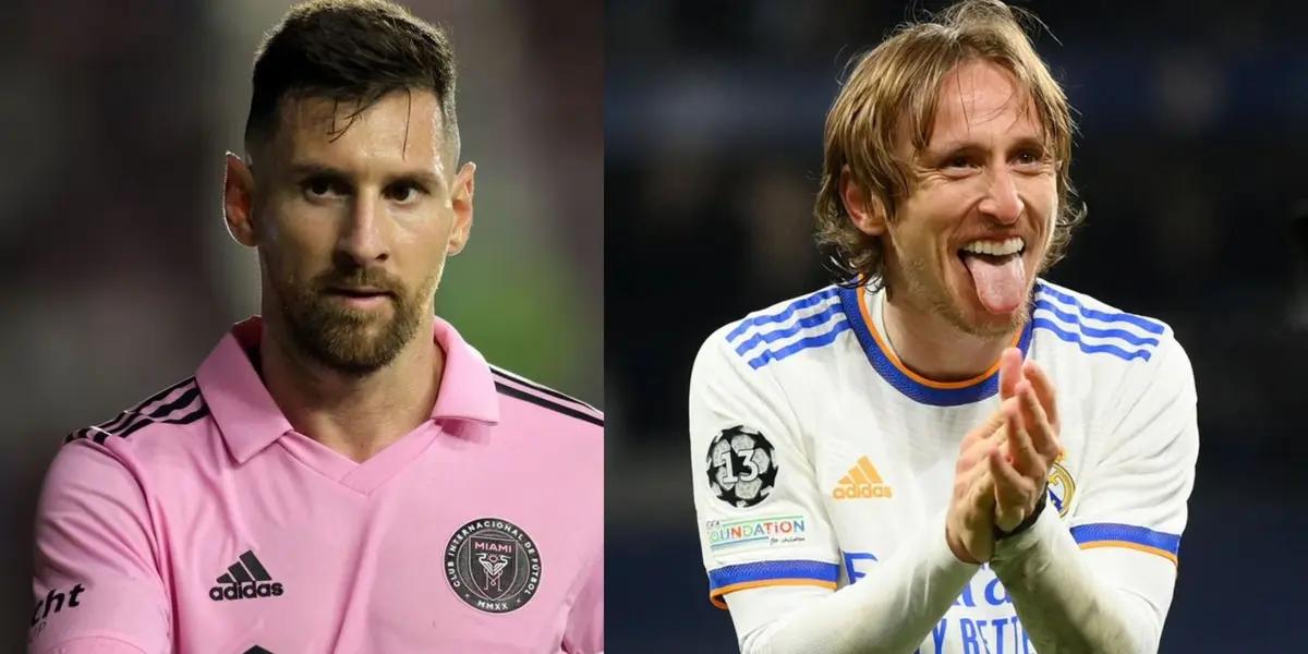 Lionel Messi could be Luka Modric's teammate