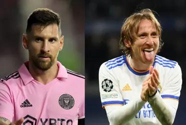 Lionel Messi could be Luka Modric's teammate