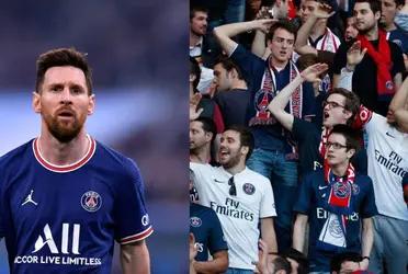 Lionel Messi did not appreciates being booed by PSG fans.