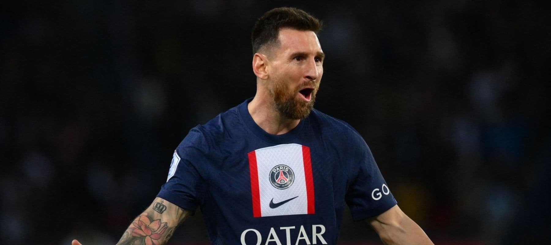 Lionel Messi did not finish the game on matchday nine of Ligue 1