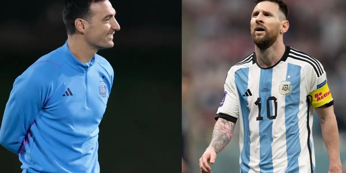 Lionel Messi did not have minutes in the Bolivian match, however, Scaloni reveals the reason for this