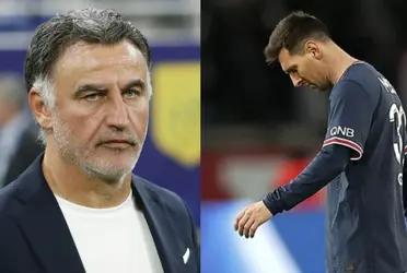 Lionel Messi didn´t finish the last PSG game due a technical decision from his coach.