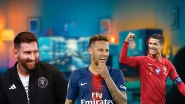 Lionel Messi during a publicity event with Inter Miami in the U.S.