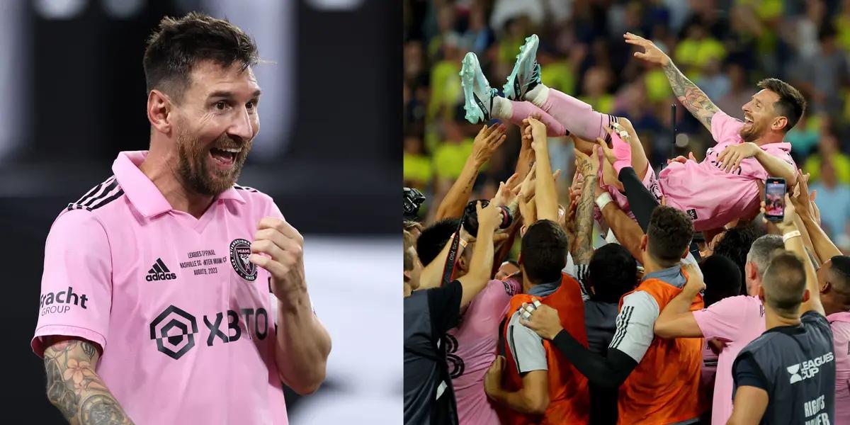 Lionel Messi finally won the Leagues Cup!