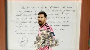 Lionel Messi focused on the pitch with Inter Miami.