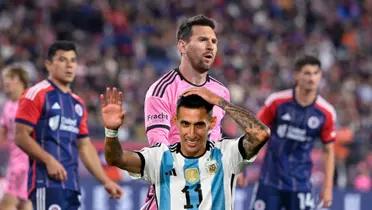 Lionel Messi focused with Inter Miami while Angel Di Maria apologizes with Argentina.