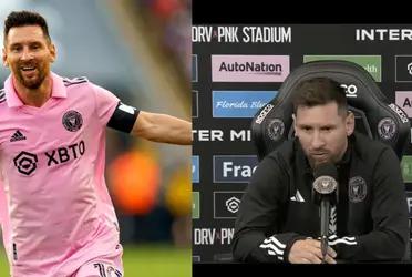 Lionel Messi gave his first press conference as an Inter Miami player.