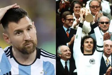 Lionel Messi had something to say about the legend's passing.