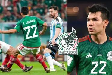 Lionel Messi had a surprising gesture with Hirving Lozano after the game