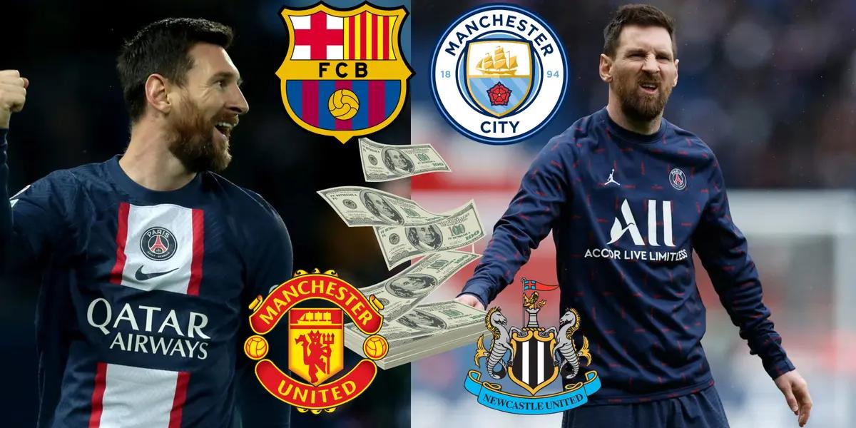 Lionel Messi has as main possible destinations FC Barcelona and Al Hilal FC but he will play here first