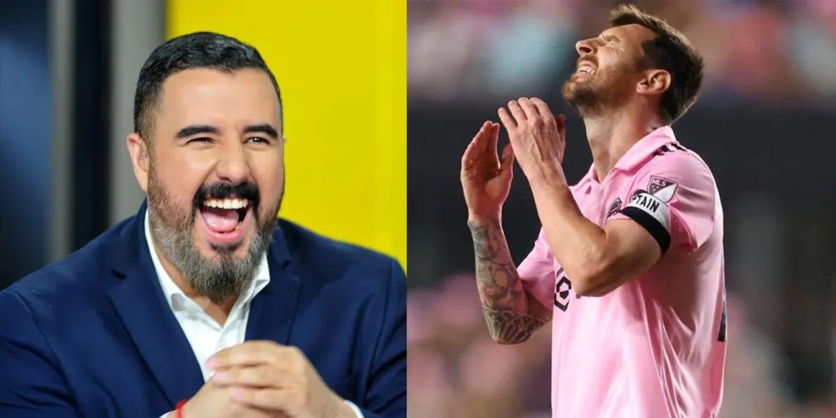 Lionel Messi has a constant hater in Mexico, and he didn't hesitate to mock Messi now.