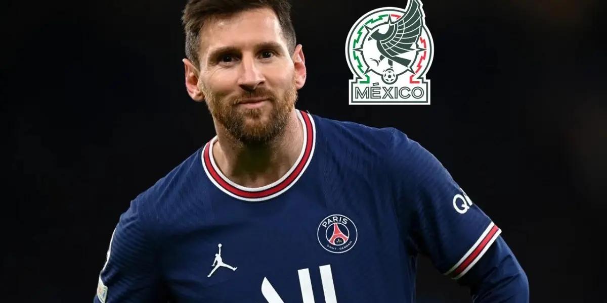 Lionel Messi has had the opportunity to meet several Mexican players but not with all of them he has had a gesture like this one.