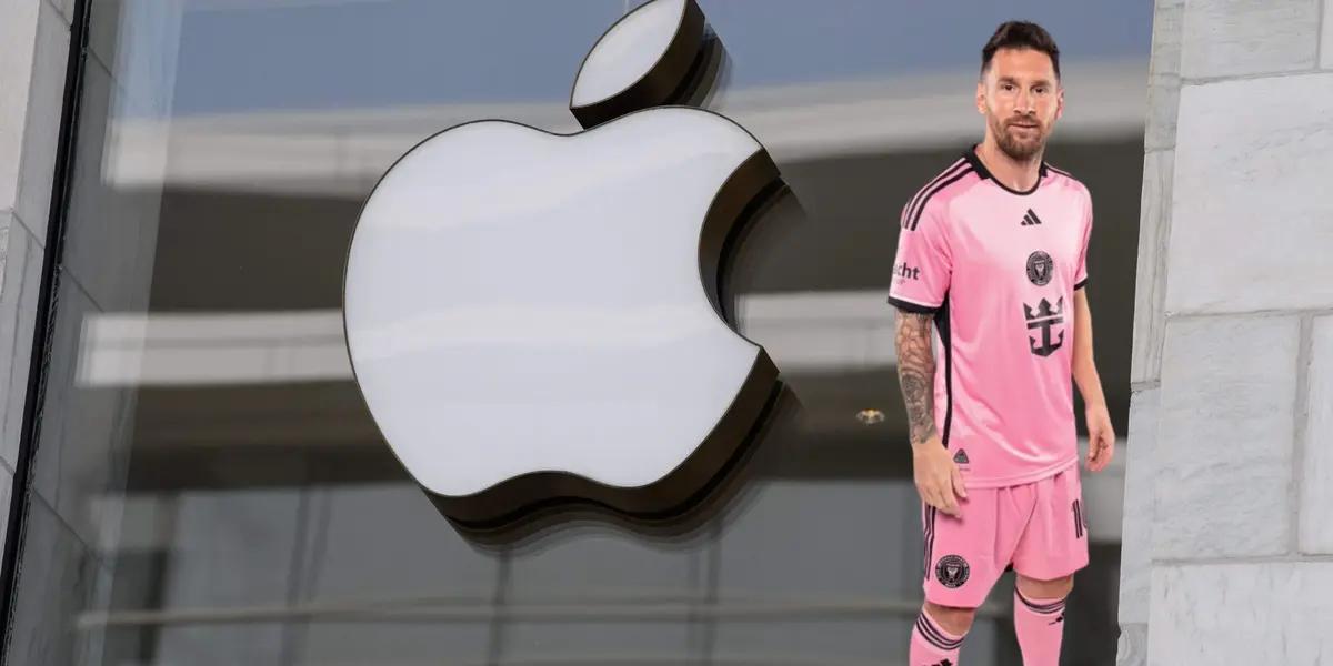 Lionel Messi has impressed Apple with the numbers he has pulled since arriving in the United States.