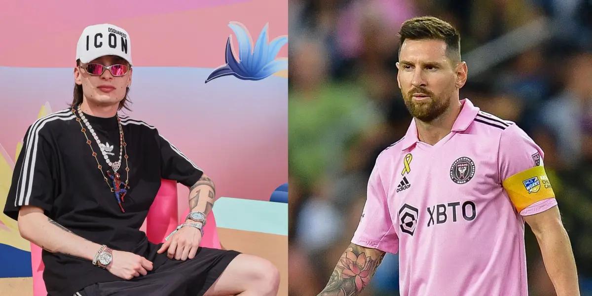 Lionel Messi has millions of fans, and even huge celebrities like Peso Pluma admire the Argentinian.