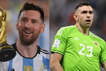 Lionel Messi has never hid how much he cares about Dibu Martinez.