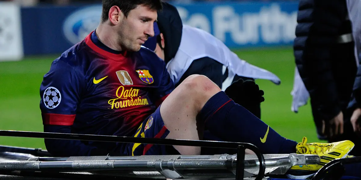 Lionel Messi has suffered the first injury of his PSG career, a bruised bone detected by MRI scan. What was the worst he has suffered?
 