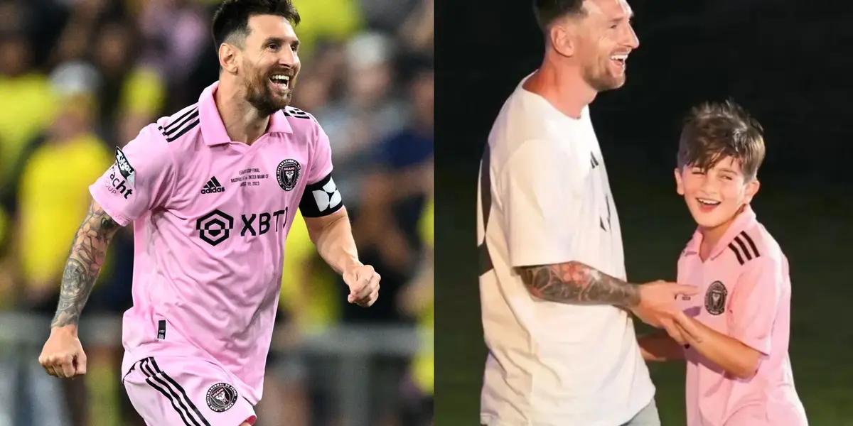Lionel Messi hints at his commitment to Inter Miami with his most recent action with his son