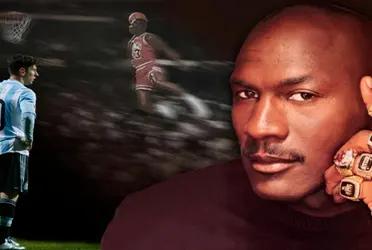 Lionel Messi is all the rage in Paris and sales of his jersey have broken all records. Michael Jordan, the best basketball player of all time, was benefited with the arrival of the best soccer player and both were very happy.