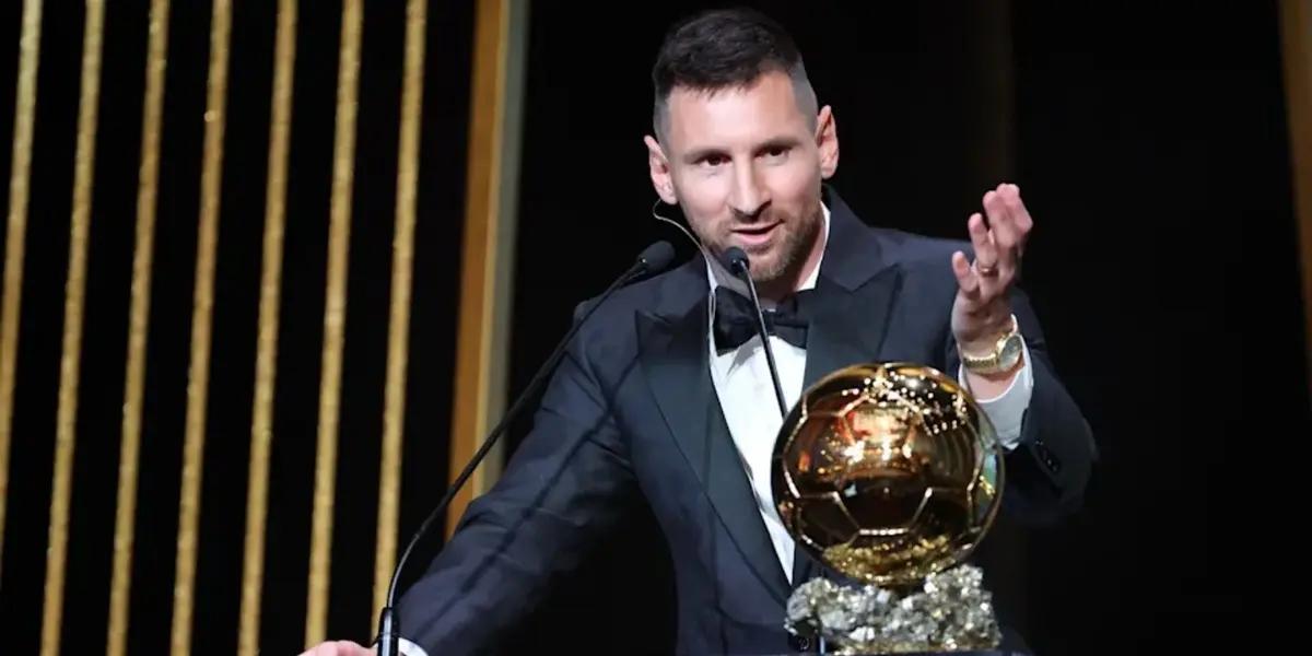 Lionel Messi is celebrating, however, now he received bad news.