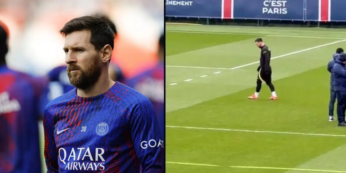 Lionel Messi is not giving PSG fans any hope of his renewal.