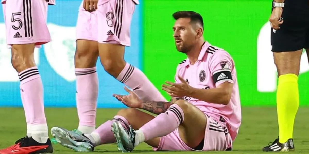 Lionel Messi is not going through his best time at Inter Miami.