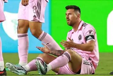 Lionel Messi is not going through his best time at Inter Miami.