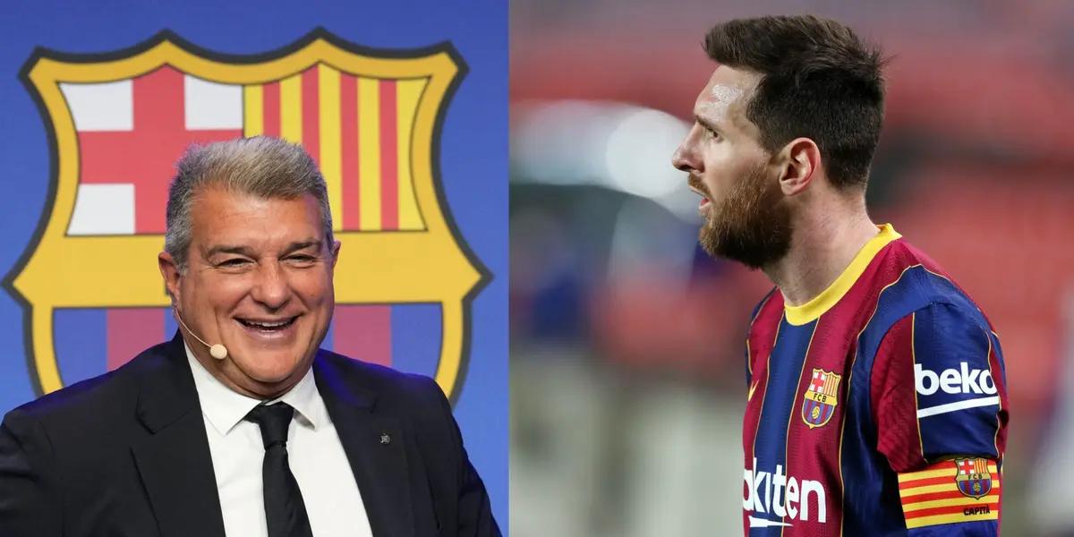 Lionel Messi is not welcomed by everyone in Barcelona.