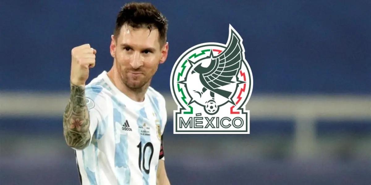 Lionel Messi is one step away from eternal glory with Argentina's national team and all thanks to a Mexican