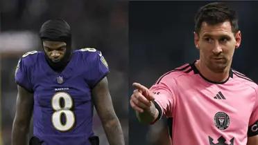 Lionel Messi is paid more than Baltimore Raven quarterback Lamar Jackson.