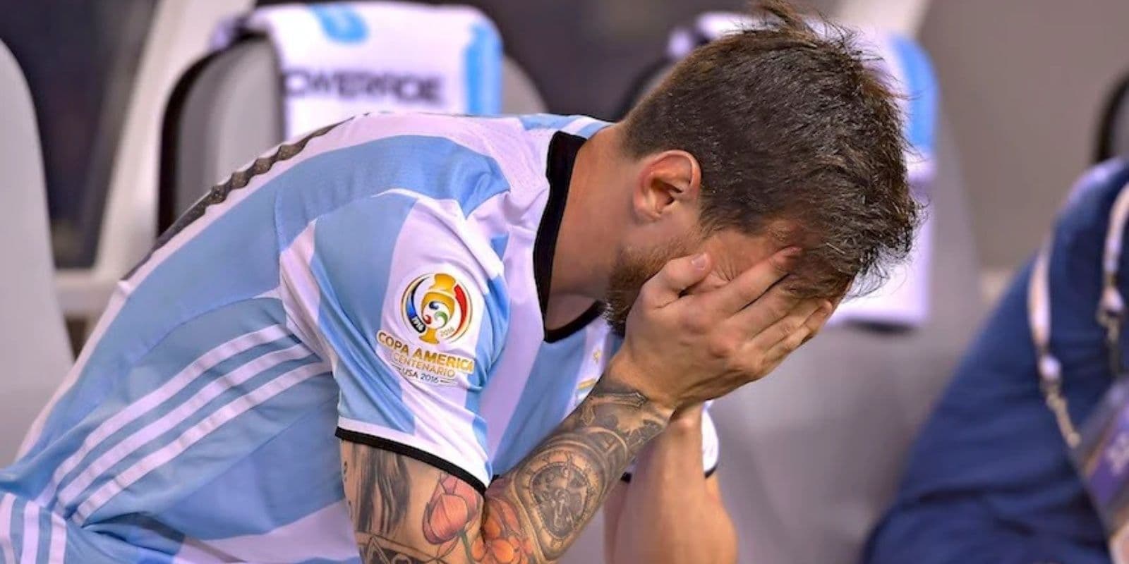 Lionel Messi is preparing for the World Cup and a teammate can't handle the pressure