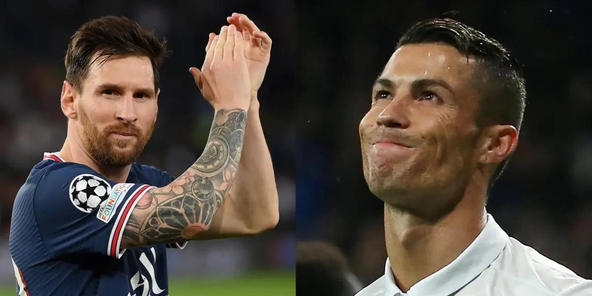 Lionel Messi is still out here teaching lessons to Cristiano.