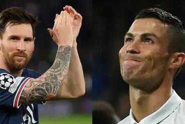 Lionel Messi is still out here teaching lessons to Cristiano.