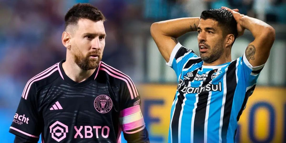 Lionel Messi is still waiting for Luis Suarez's arrival.