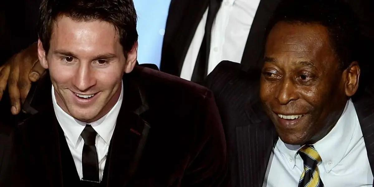 Lionel Messi is two goals away from reaching the mark that ‘O Rei’ reached at the national team level and that great stars such as Ronaldo Nazario or Gabriel Batistuta could not break.