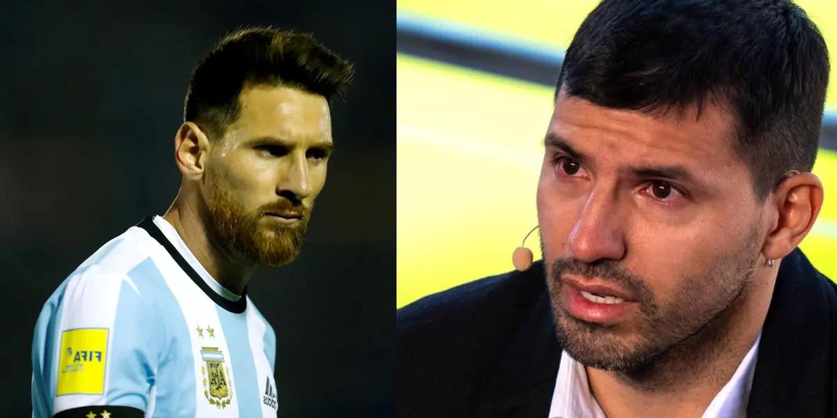 Lionel Messi is worried about his best friend, Aguero.