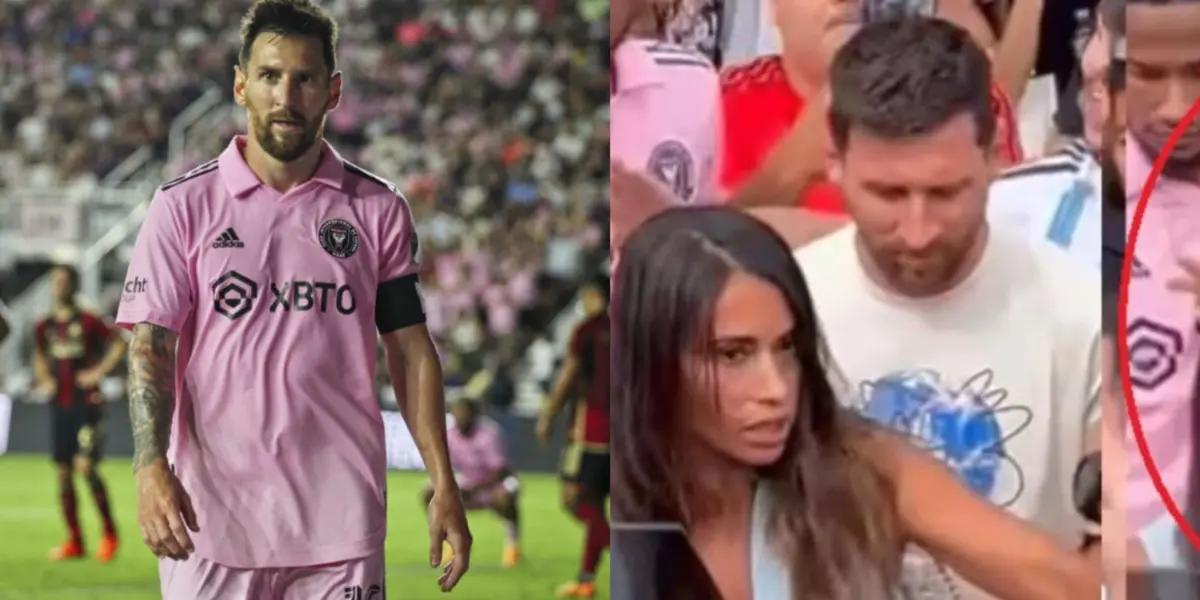 Lionel Messi just had his first scary experience in Miami.