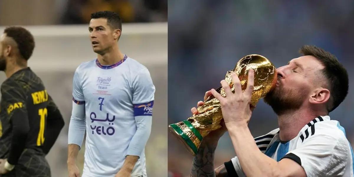 Lionel Messi just won an unpresented award, never seen before.