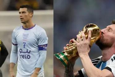 Lionel Messi just won an unpresented award, never seen before.