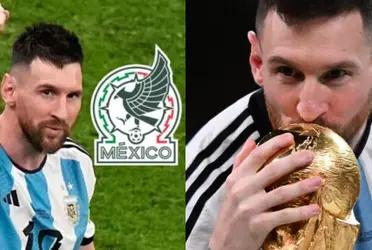 Lionel Messi lifted the World Cup and a message he left for Mexico after becoming World Champion