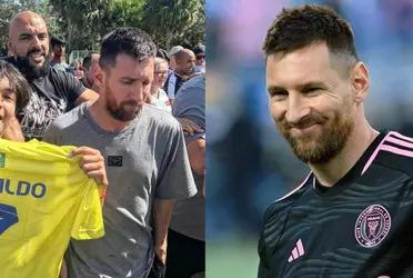 Lionel Messi lived a peculiar moment.