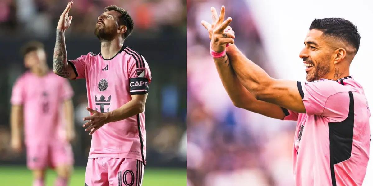 Lionel Messi loses out on recognition by the MLS while Luis Suarez was recognized.